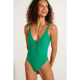 Banana Moon Miller Grooves Green 1 Piece Swimsuit
