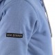 Sweat Doublé Sherpa Femme STERED Badge Bleu Denim