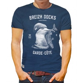 Tee Shirt Homme Stered Garde Côte Bleu Pivoine