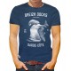 Stered Men's T-Shirt Coast Guard Peony Blue