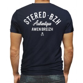 Men's T-Shirt Stered BZH Authentic Navy