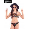 Maillot de bain 2 Pieces Enfant SUN PROJECT Tropical Noir