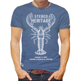 Tee Shirt Homme Stered Heritage Breton Denim