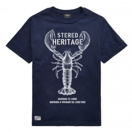 Stered Heritage Breton Children's T-Shirt Navy