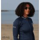 Women’s Neoprene Jacket Zipped Shore 3mm Blue