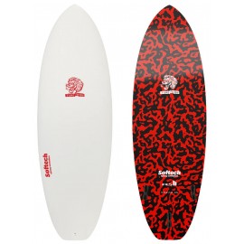 Softech Filipe Toledo Signature Surfboard Black Blood 5'6