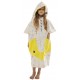 Poncho All-In Kid Neon Yellow