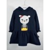 Robe Capuche bébé Papylou Grannec Marine