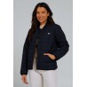 Veste Doublé Polaire Femme SALTY CREW Breezer Bomber Black