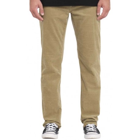 Volcom Solver Pocket Cord Khaki Pants Breizh Rider