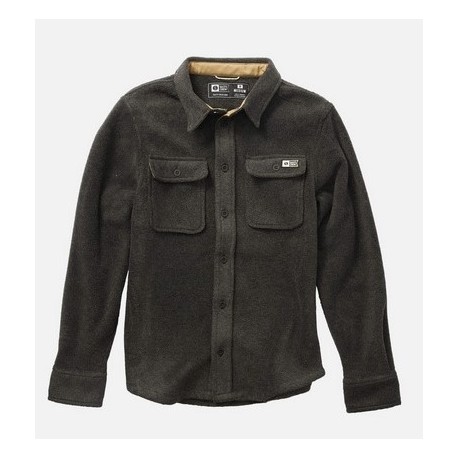 Chemise Homme Salty Crew Ernesto Perforated Tech Black - Breizh Rider