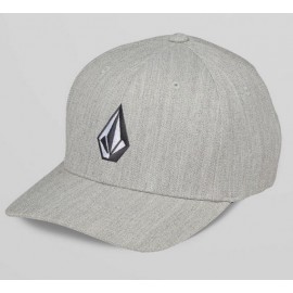 Casquette VOLCOM Full Stone Heather Flexfit Gris Vintage