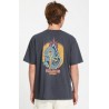 VOLCOM Draggin Stone Heather Black T-Shirt