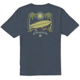 Tee Shirt Homme VISSLA Out There Organic Dark Denim
