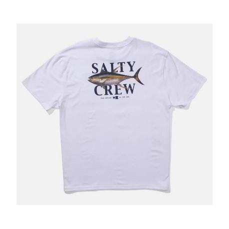 Tee Shirt Homme SALTY CREW Yellowfin Classic White