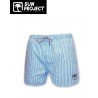 SUN PROJECT Men's Boardshorts Blue and White Stripes