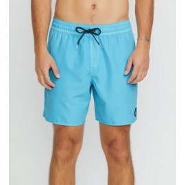 VOLCOM Men's Center Trunk 17 Resin Blue Boardshorts