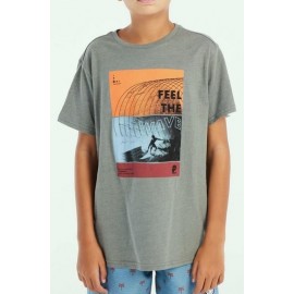 PROTEST PrtLuke Soil Grey Junior Boys' T-Shirt
