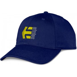 Etnies Corp Combo Snapback Navy Yellow White Cap
