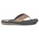 Reef The Layback Black Tan Flip Flop