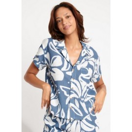 Chemise Femme BANANA MOON Taylor Floreal Indigo