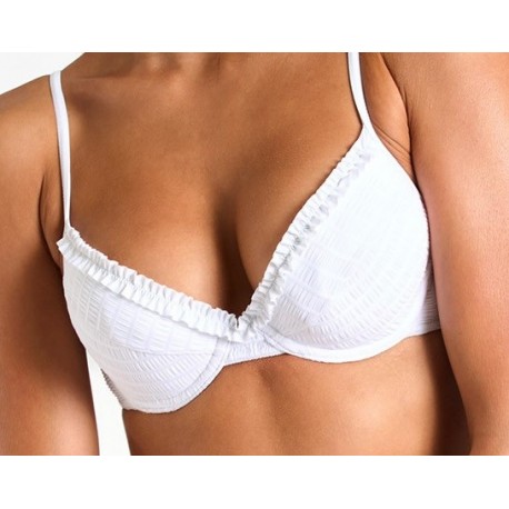 Haut de Maillot de Bain BANANA MOON Calmo Seafrills Blanc