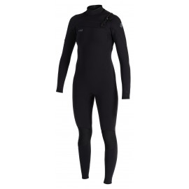 O'Neill Epic Women 4/3mm Chest Zip Wetsuit Black Black