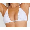 BANANA MOON Crico Seafrills White Bikini Top