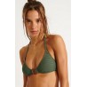 Haut de Maillot de Bain Banana Moon Dinew Groove Kaki