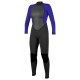Combinaison O'Neill Femme Reactor 3/2mm Back Zip Black Cobalt