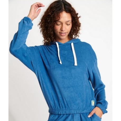 Sweat éponge Femme BANANA MOON Oneka Seasponge Bleu