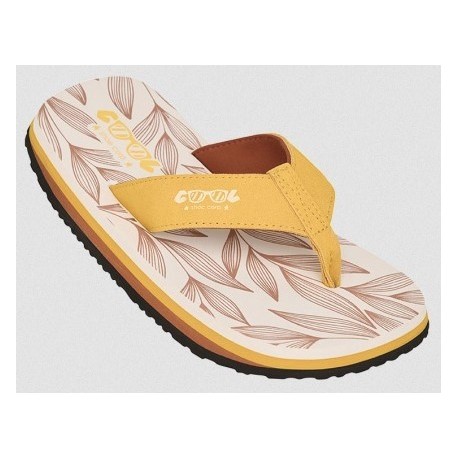 Tong Femme COOL SHOE Original Eve Hoja Jaune