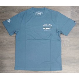Salty Crew Men’s T-Shirt Striper Slate