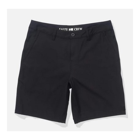Salty Crew Lowtide 20 Hybrid Men's Walkshorts in Black