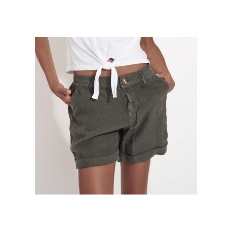 Short Femme BANANA MOON Planet Hawston Kaki