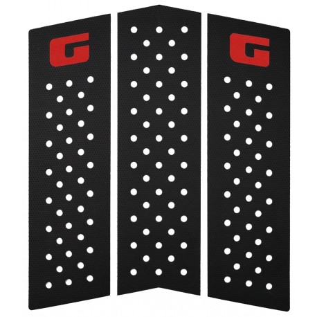 Gorilla Grip Modern Heritage Mid Deck Black Red