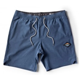 Boardshort Homme VISSLA Solid Sets 17.5" Ecolastic Dark Denim