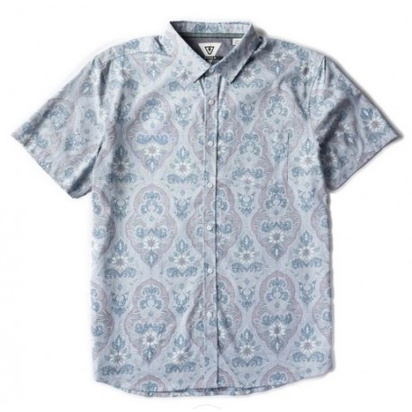 VISSLA Mundaka Eco Faded Denim Men's Shirt