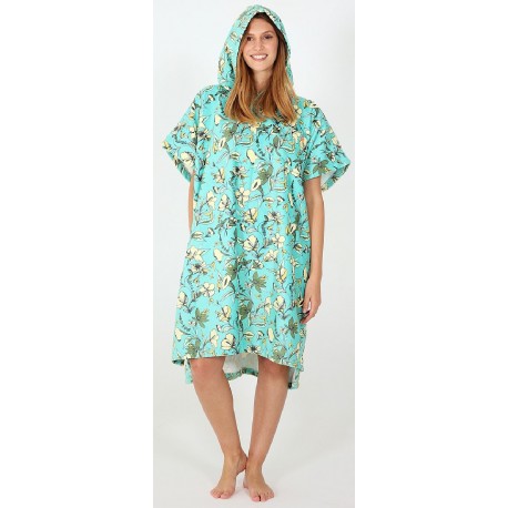 Poncho After Humming Birds Light Green