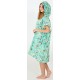 Poncho After Humming Birds Light Green