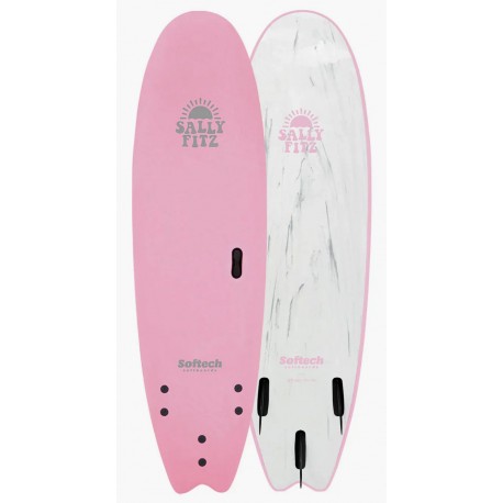 Surf Softech Handshaped Sally Fitzgibbons 7'0 Pink