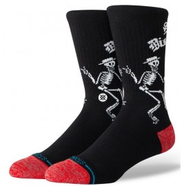 STANCE Skelly Dancing Crew Socks in Black