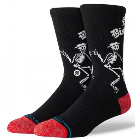 STANCE Skelly Dancing Crew Socks in Black