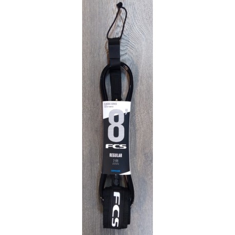 Leash FCS All Round Classic 8'0 Black