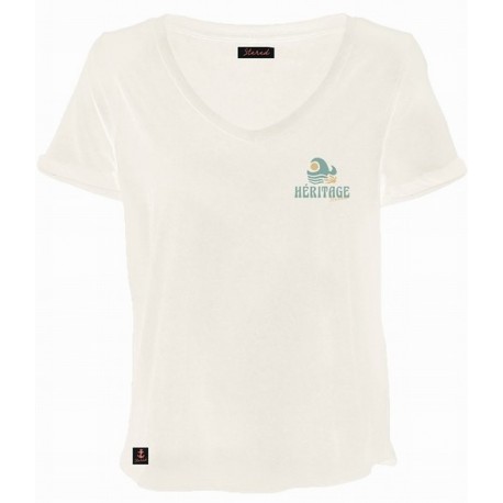 Tee Shirt Femme STERED Eternel Ecru