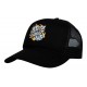 Casquette Santa Cruz Flaming Dice Dot Meshback Black
