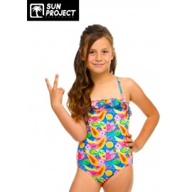 Maillot de bain 1 Piece Enfant SUN PROJECT Fruits Tropicaux Multicolor