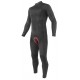 Sooruz Junior Wetsuit Fly+ Organic Oysterprene Chest Zip 4/3mm Black