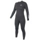 Sooruz Women's Divine Back Zip Organic Oysterprene Back Zip 4/3mm Black Wetsuit