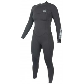 Combinaison Sooruz Femme Divine Organic Oysterprene Back Zip 4/3mm Black